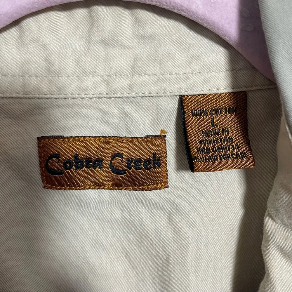 Cobra Creek Men’s button down fish lure fisherman’s shirt